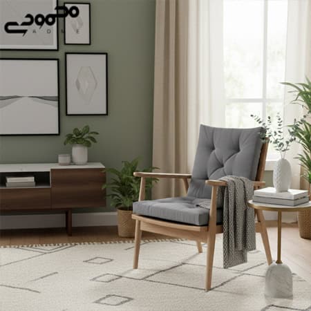 رنگ های زیبای وسایل اتاق نشیمن