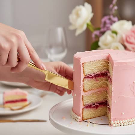 کاتر و کاردک برای برش کیک