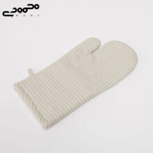 دستکش فر هوم سنتر مدل Twill Striped