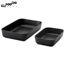 ست ۲ عددی ظرف فر و پذیرایی ایکیا مدل LYCKAD