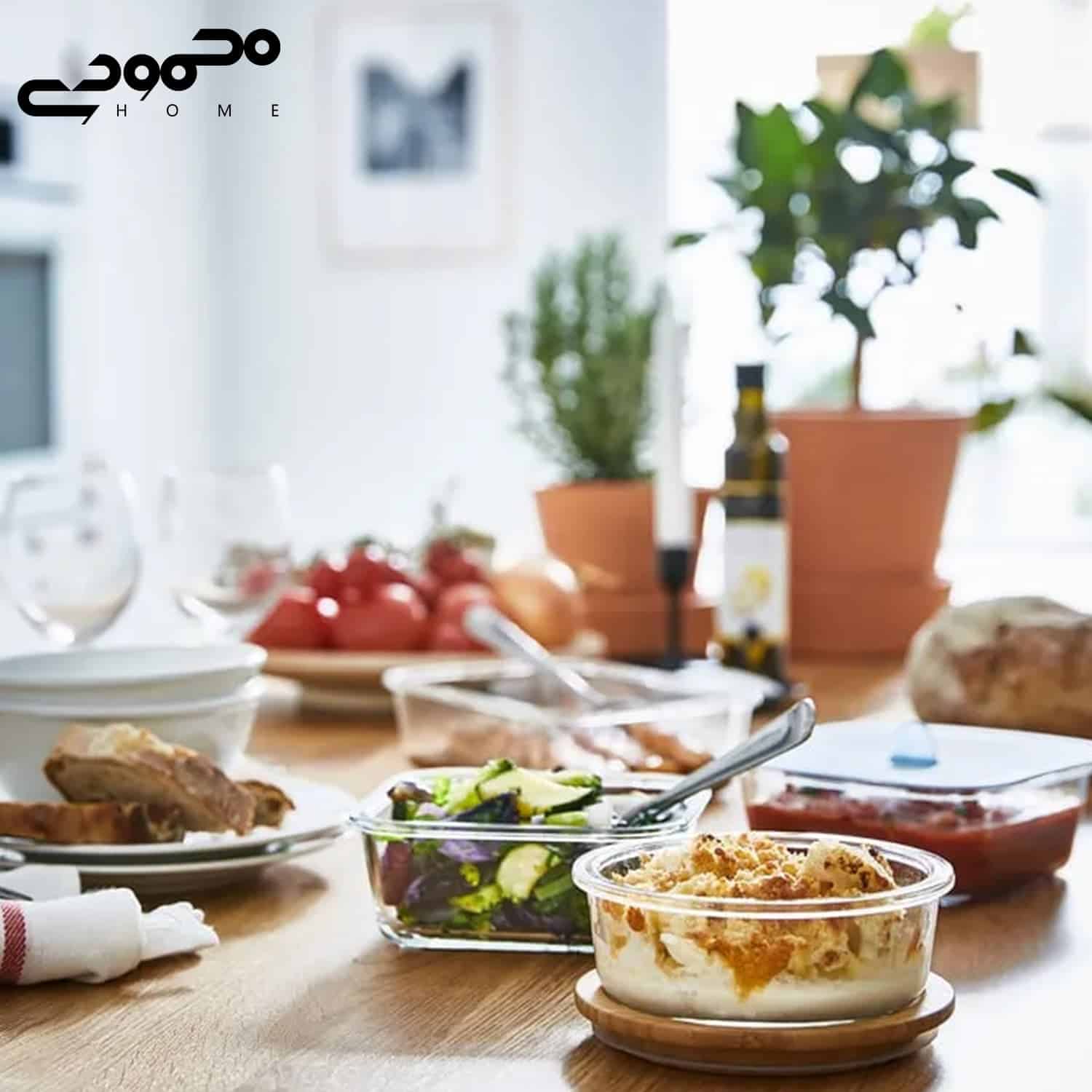 ظرف نگهدارنده پیرکس ایکیا مدل IKEA 365+