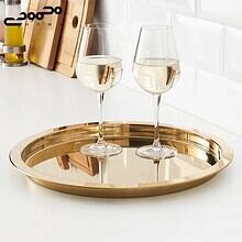 سینی طلایی ایکیا مدل GLATTIS
