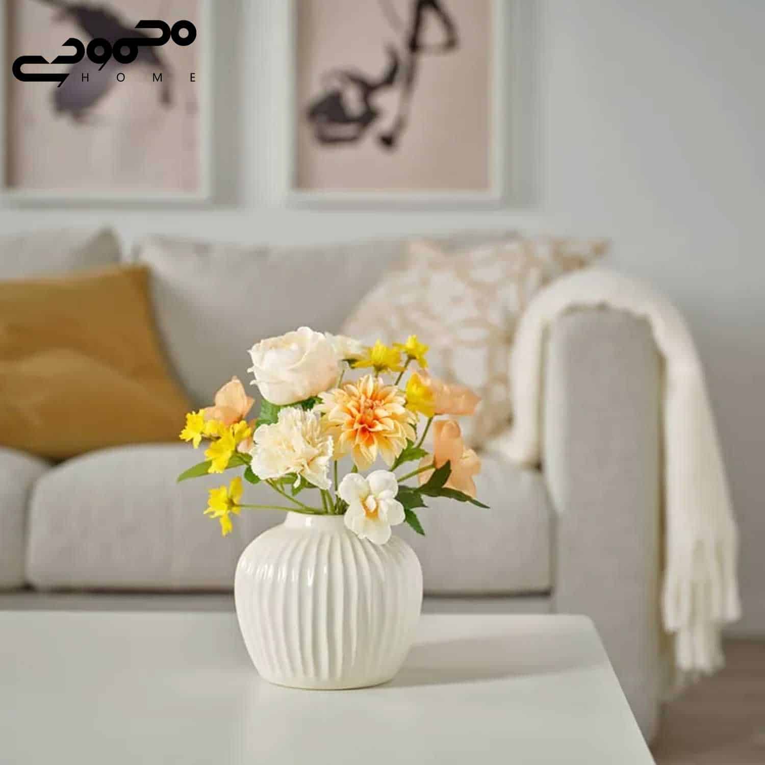 دسته گل مصنوعی ایکیا مدل SMYCKA