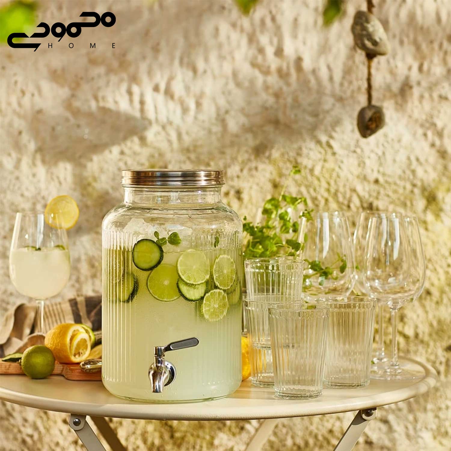 کلمن شیشه‌ای ایکیا مدل VARDAGEN
