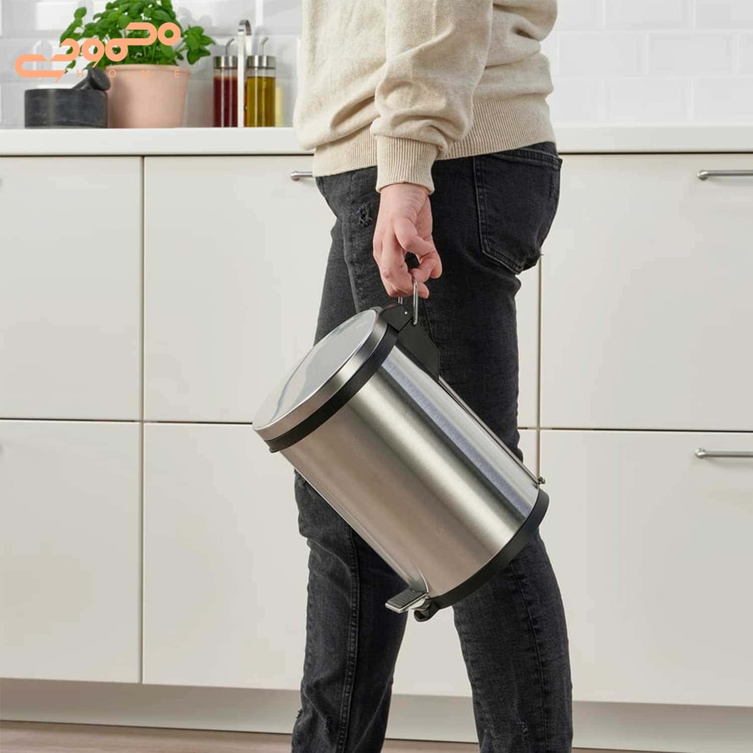 سطل پدالی ایکیا مدل SNÖRPA