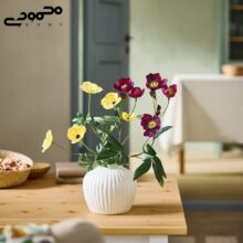 گل مصنوعی رز کریسمس مدل SMYCKA
