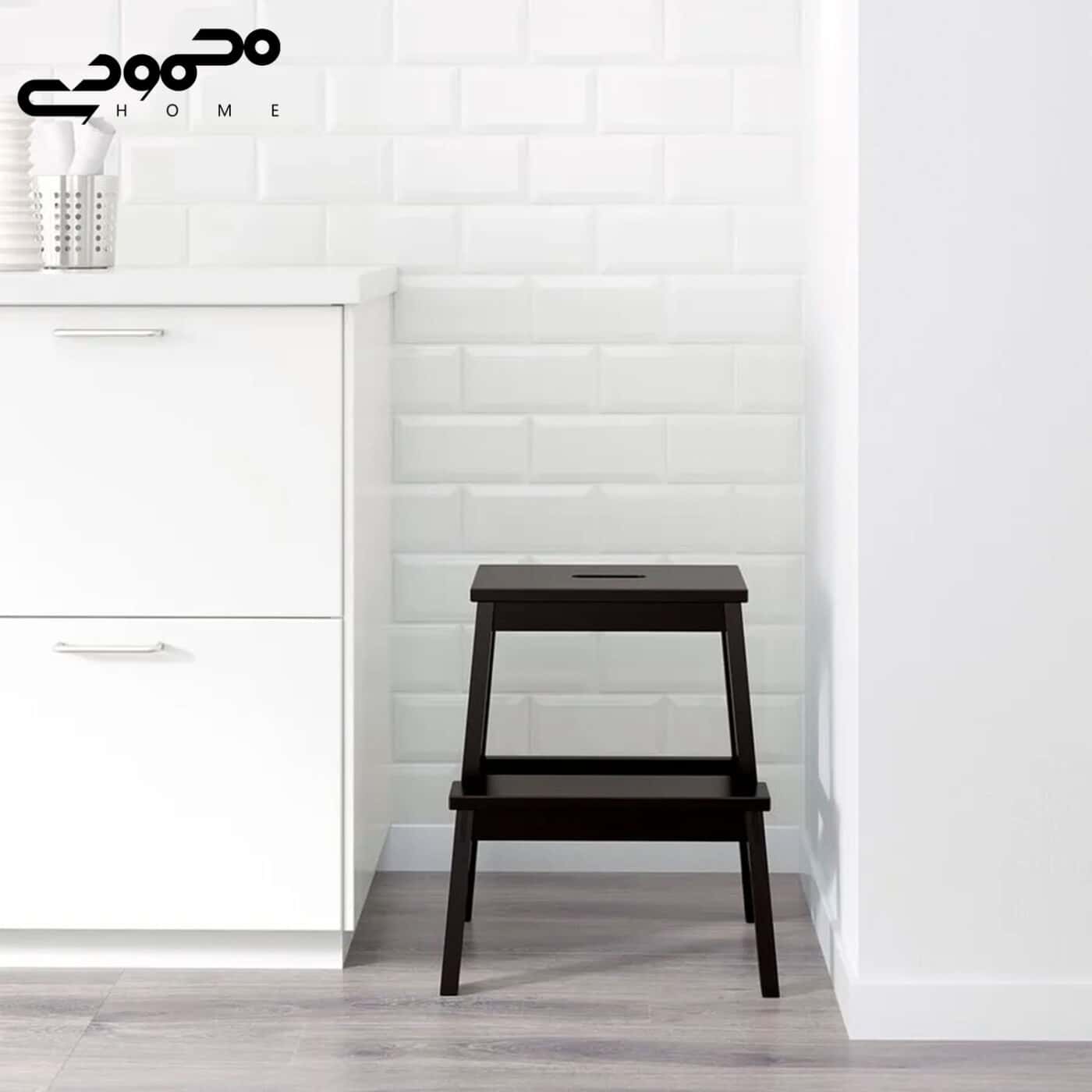 چهارپایه چوبی ایکیا مدل BEKVÄM