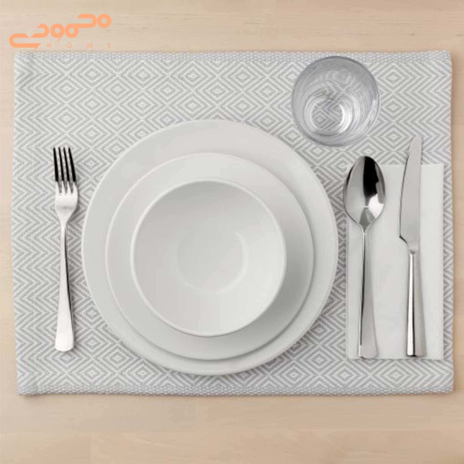 ست قاشق‌چنگال ۲۴ عددی ایکیا مدل GAMMAN