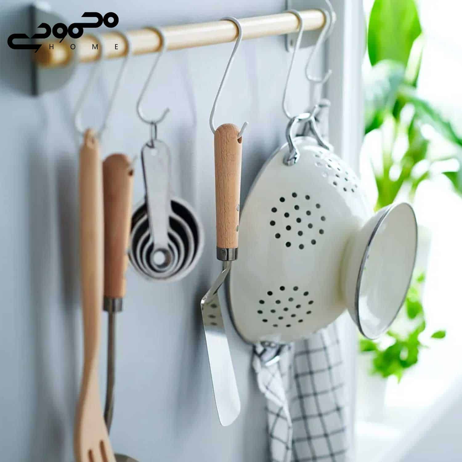 کفگیر دسته چوب ایکیا مدل VARDAGEN