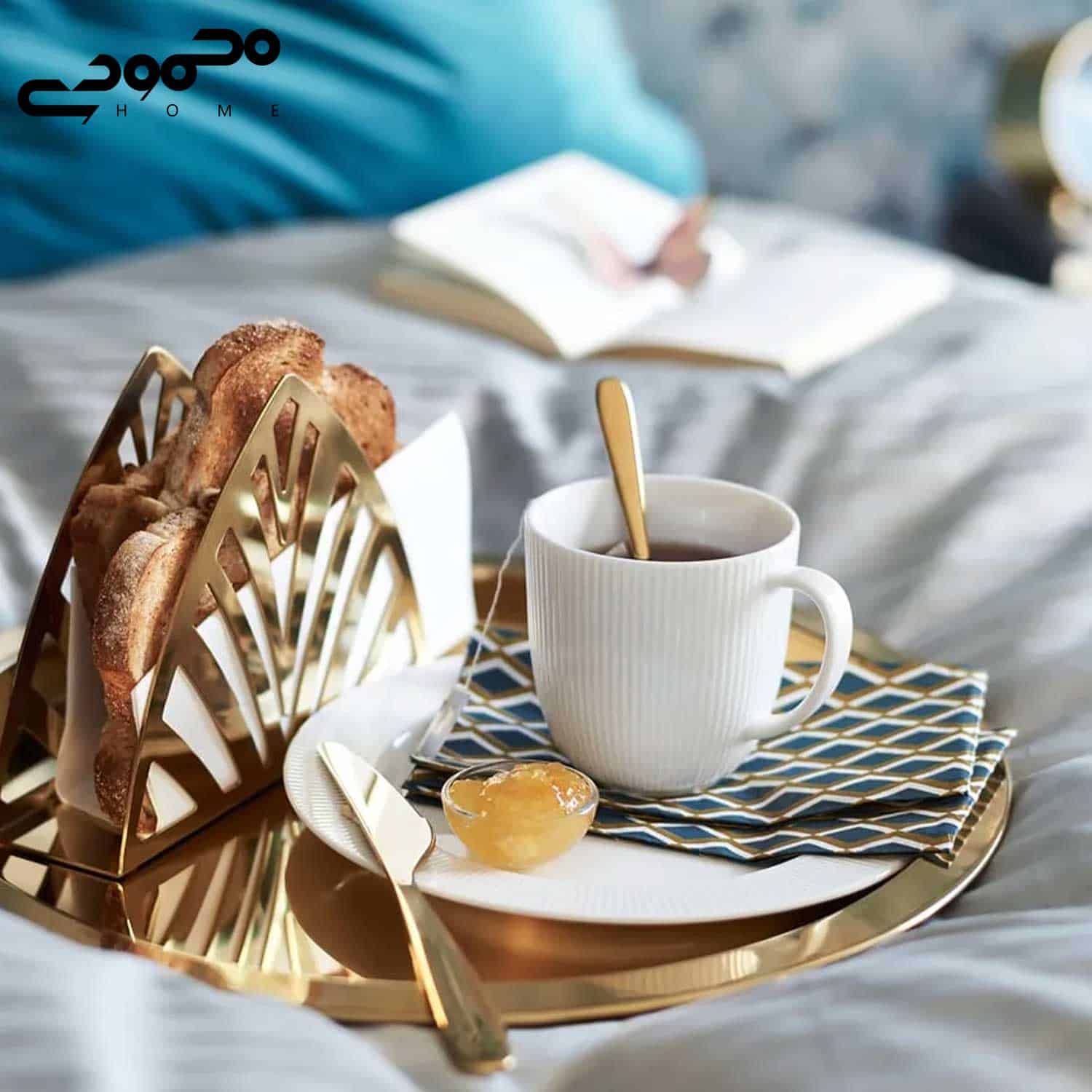 سینی طلایی ایکیا مدل GLATTIS