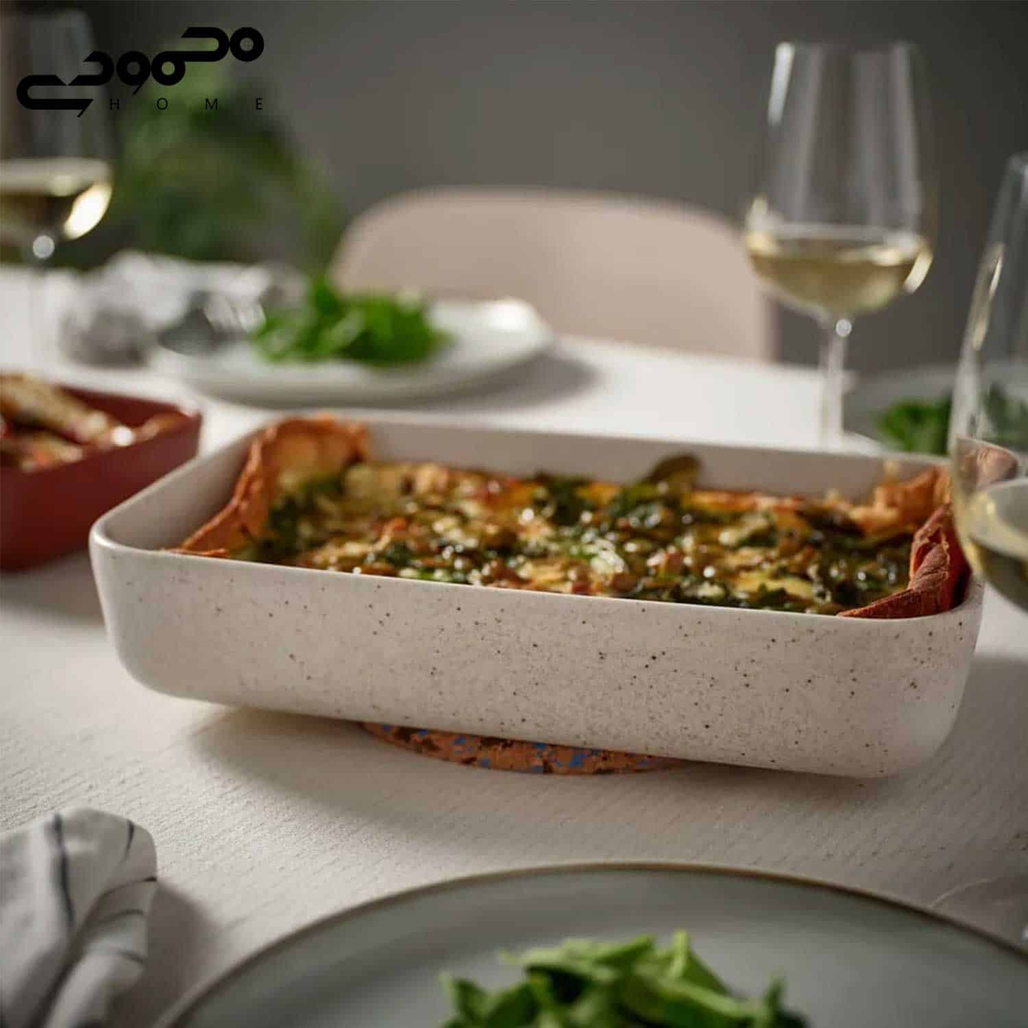 ست ۲ عددی ظرف فر و پذیرایی ایکیا مدل LYCKAD