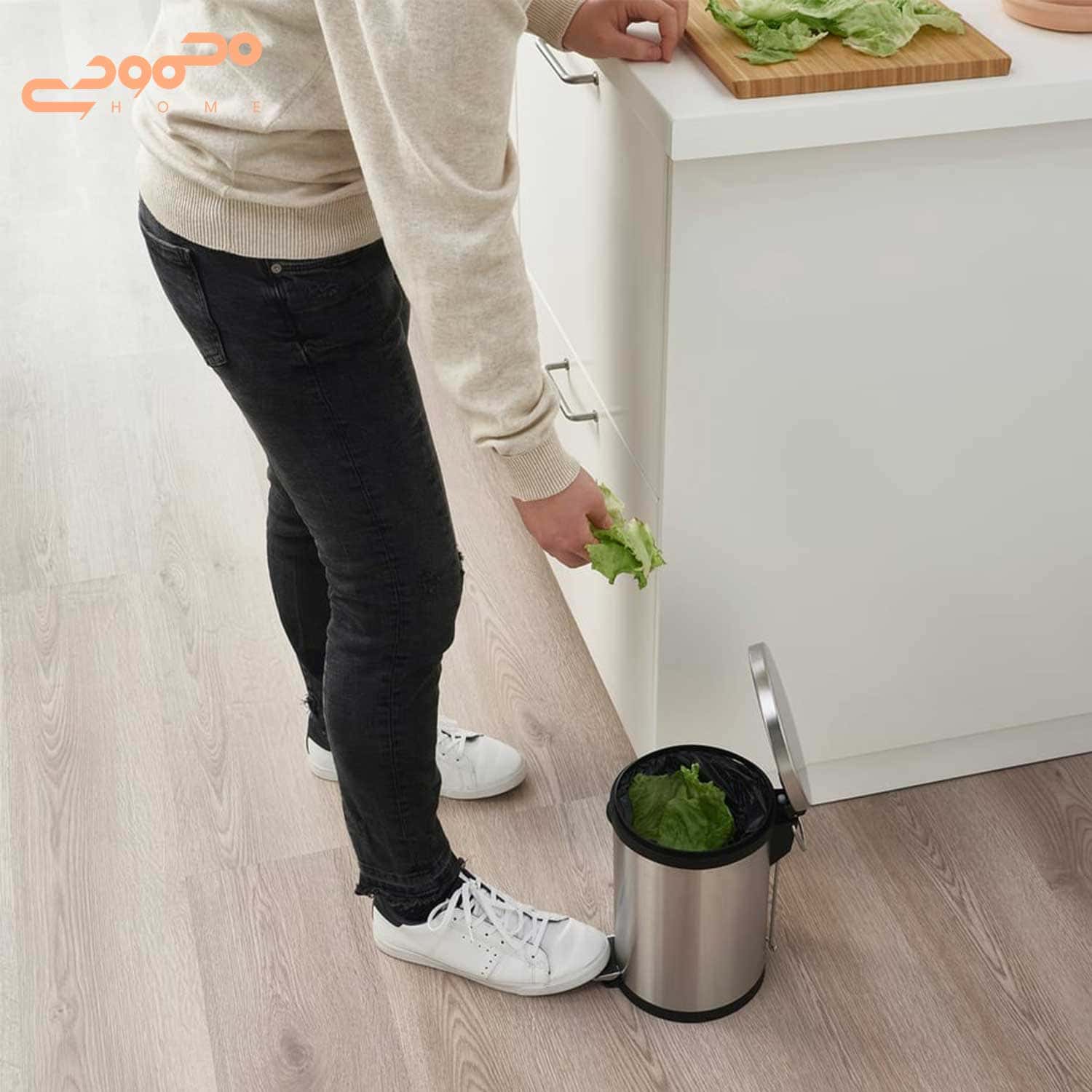 سطل پدالی ایکیا مدل SNÖRPA