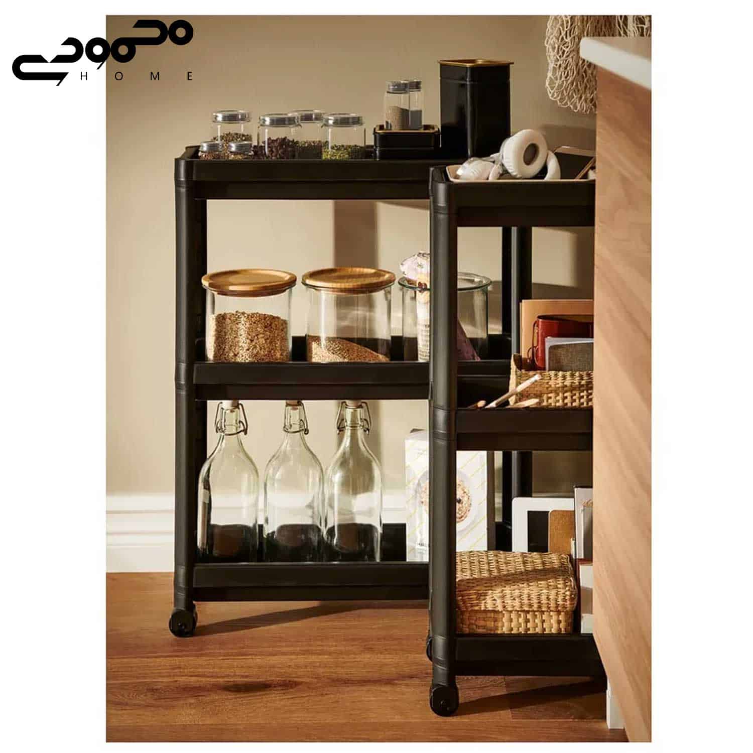 ترولی چرخ دار ایکیا مدل VESKEN