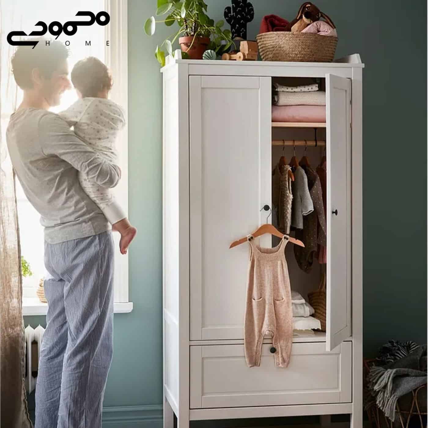 چوب لباسی کودک ایکیا مدل HÄNGA