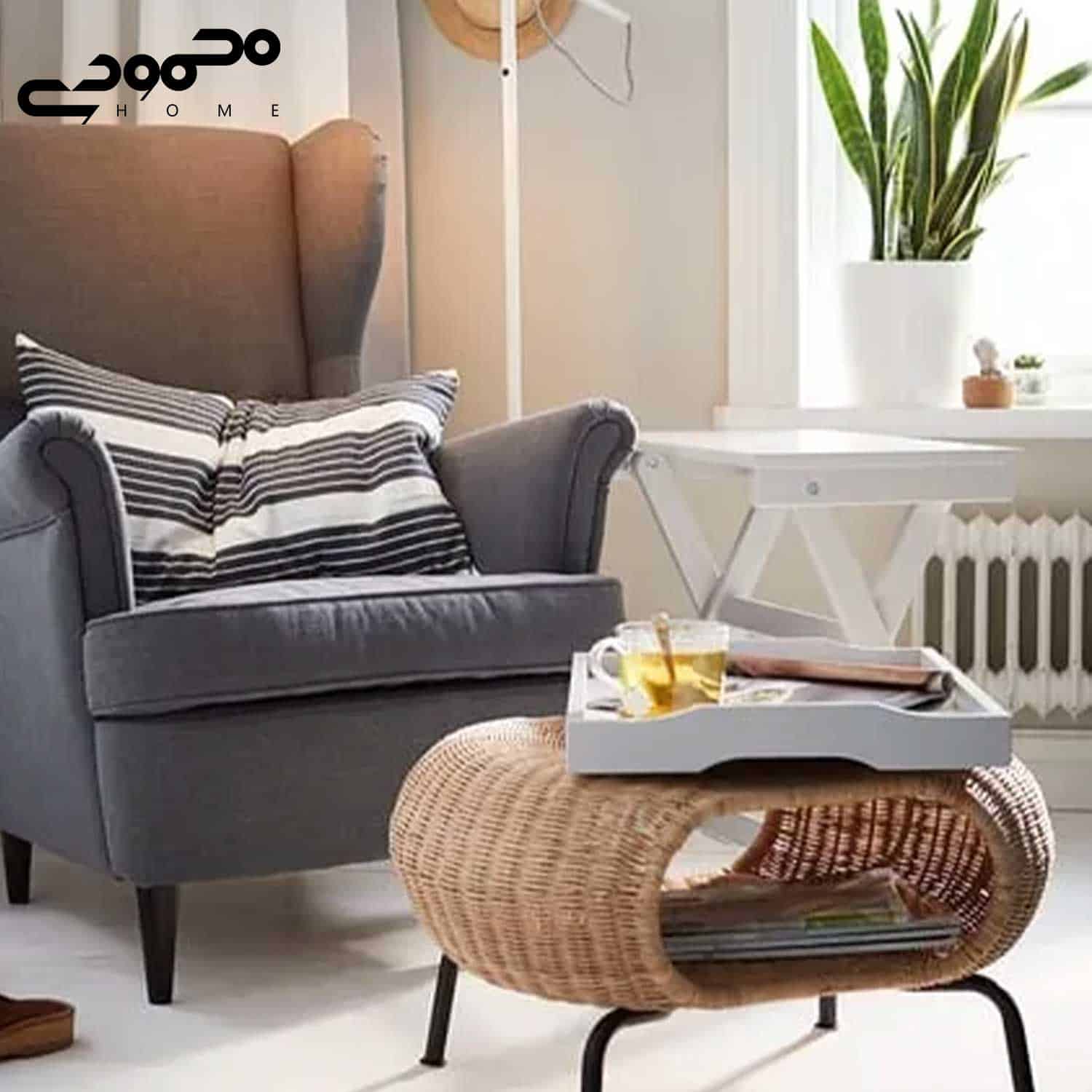 میز عسلی ایکیا مدل GAMLEHULT