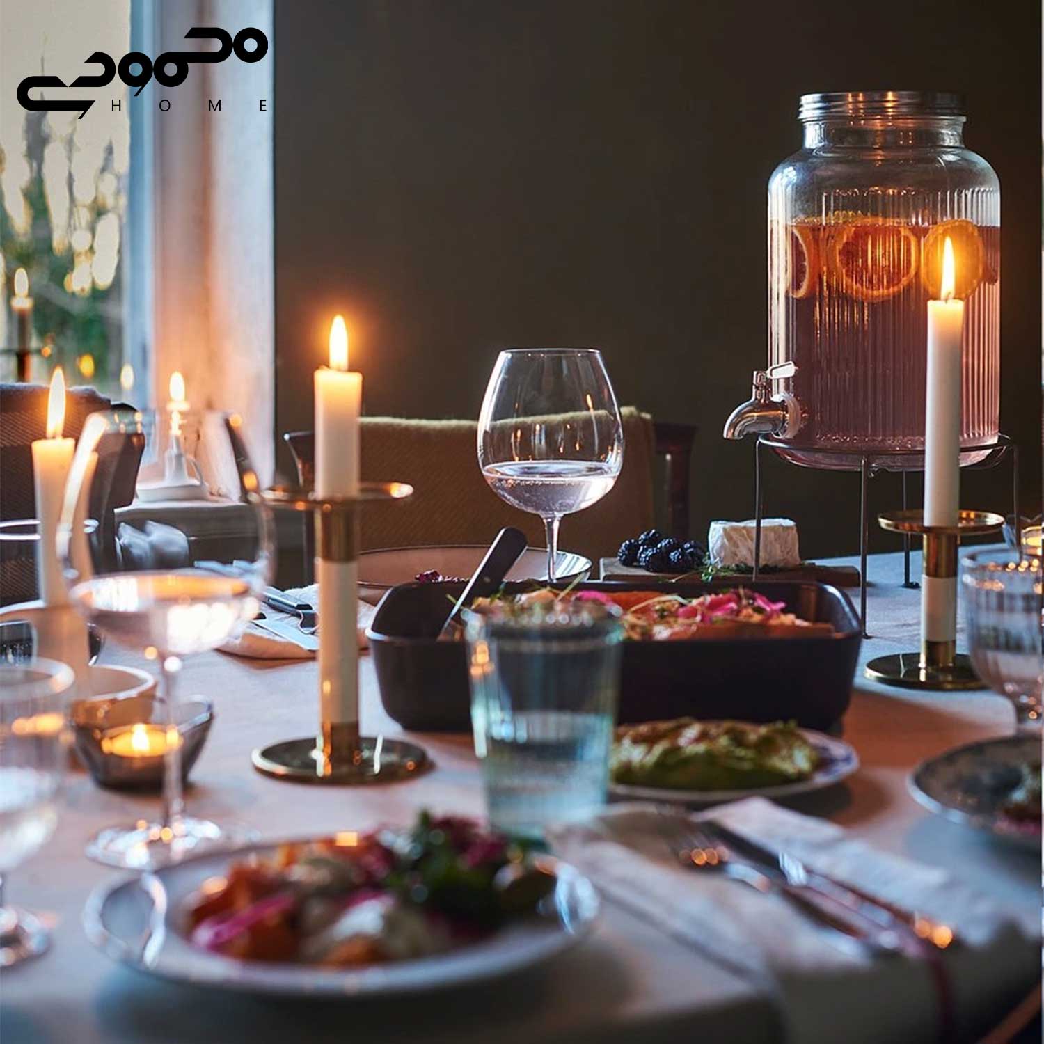 کلمن شیشه‌ای ایکیا مدل VARDAGEN