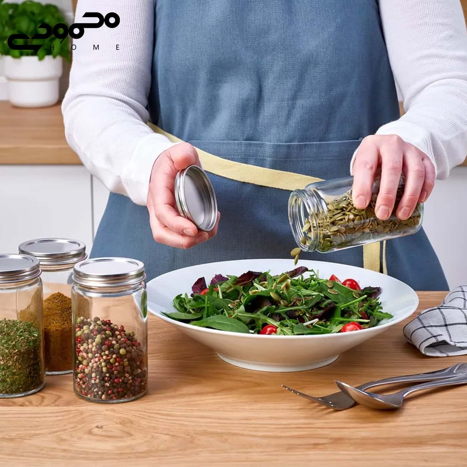 ست 4عددی جا ادویه ایکیا مدل CITRONHAJ
