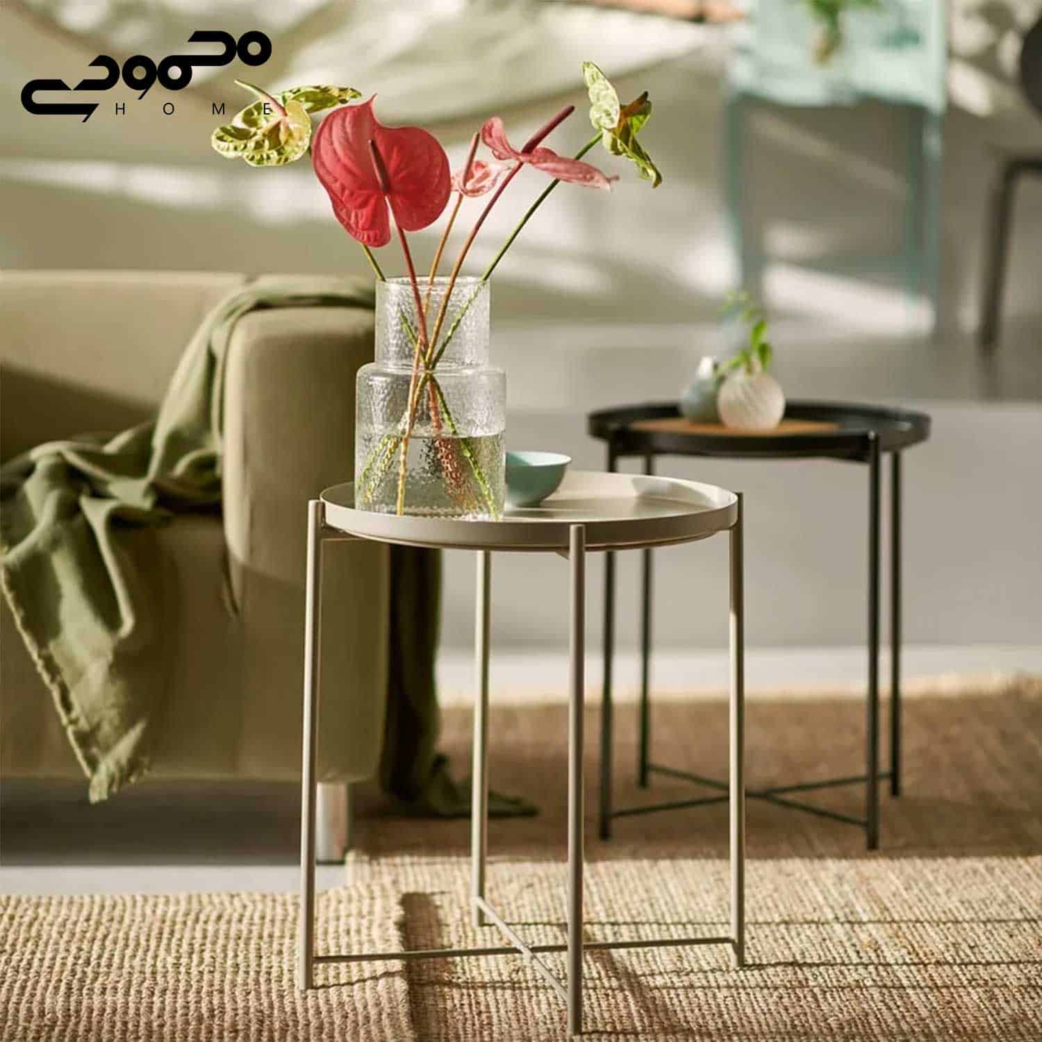 میز سینی ایکیا مدل GLADOM
