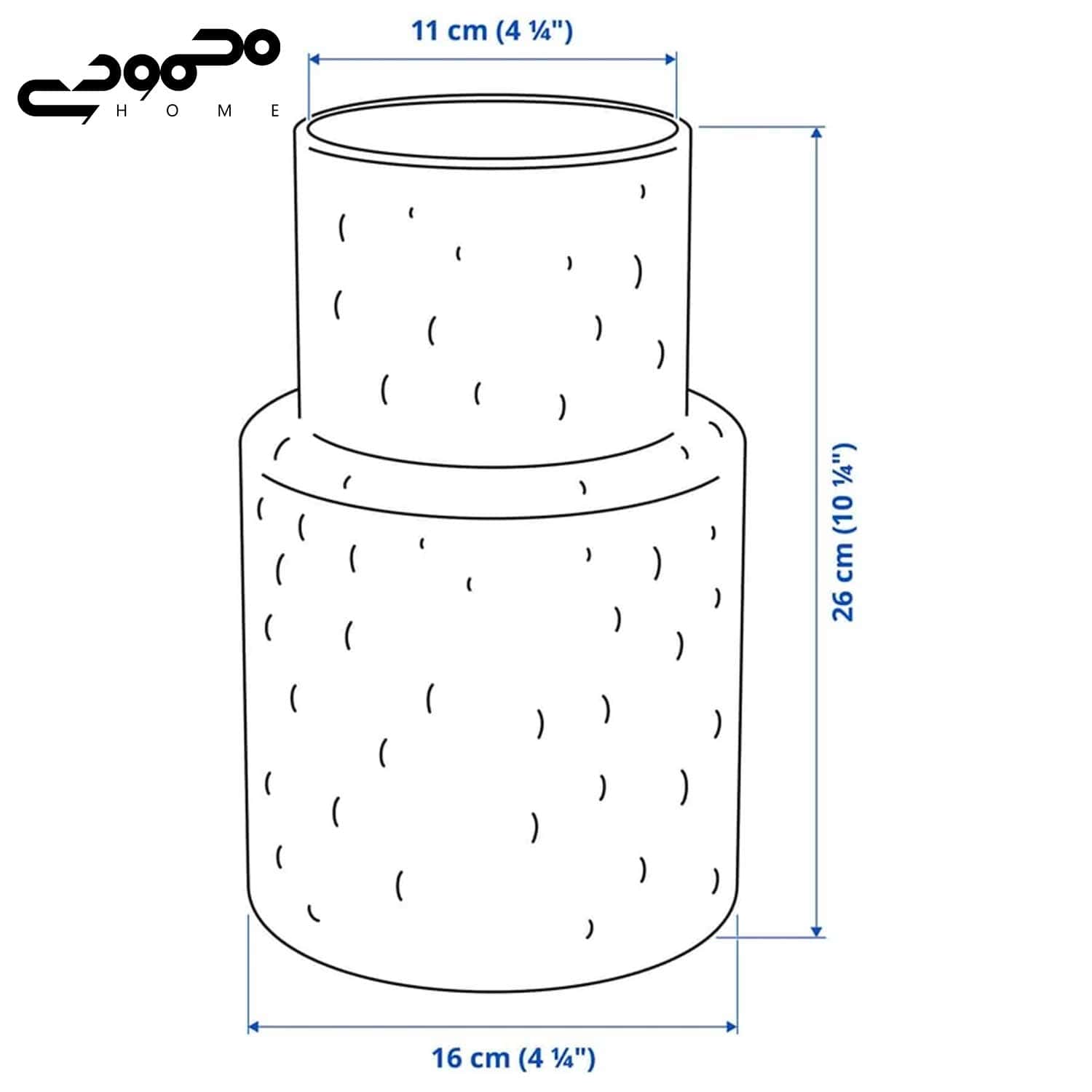 گلدان ایکیا مدل KONSTFULL