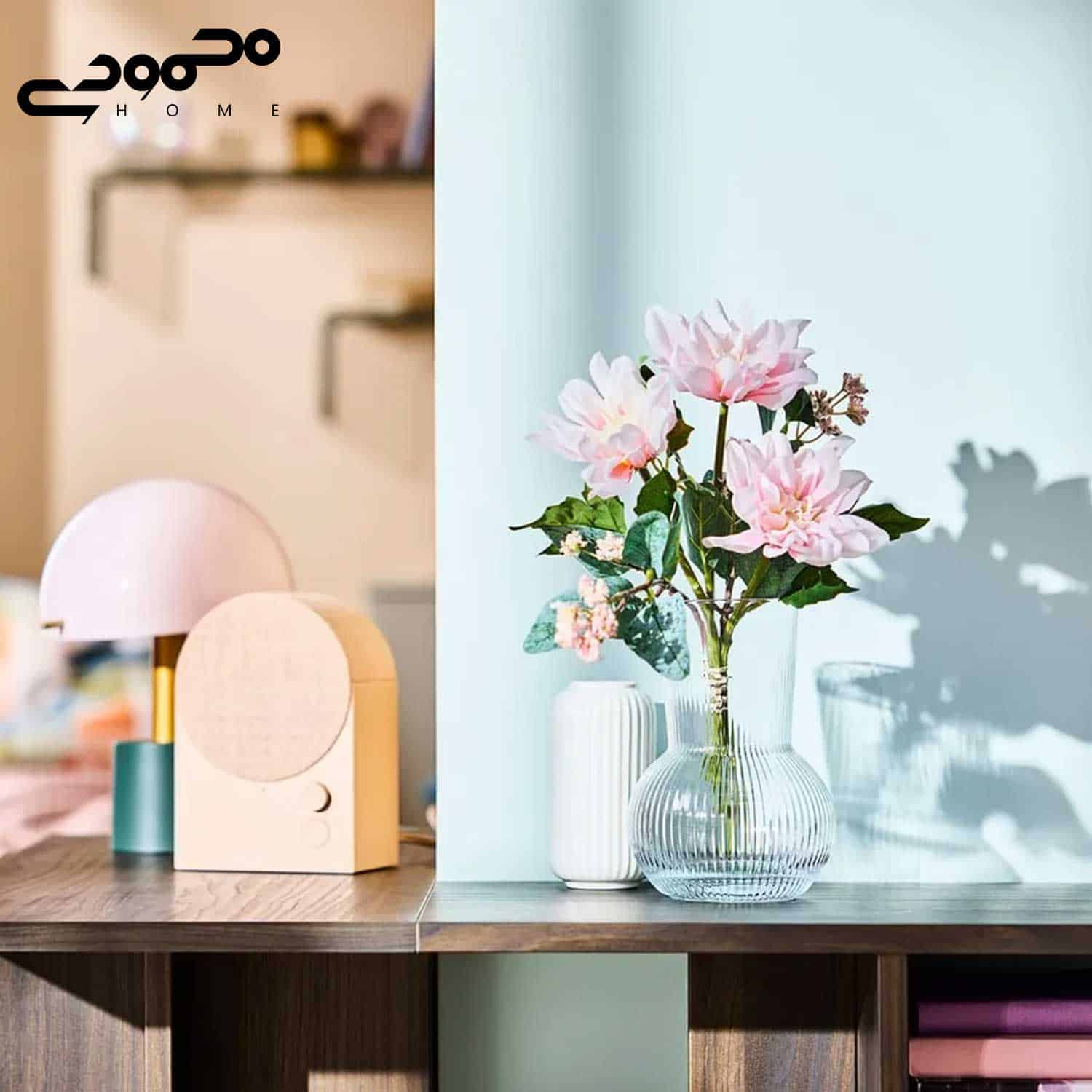 گل مصنوعی دالیا ایکیا مدل SMYCKA
