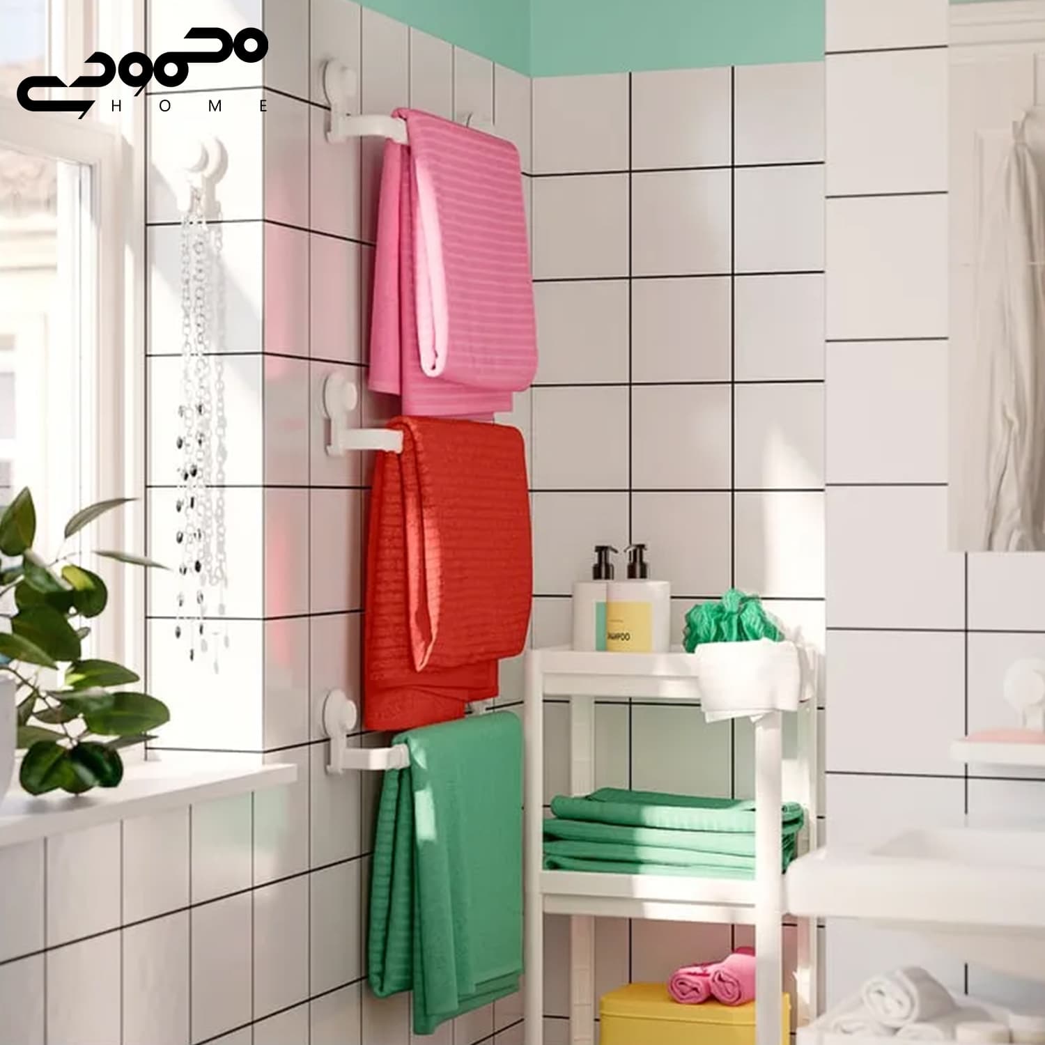 آویز حوله ایکیا مدل TISKEN