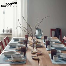 ست 12 پارچه سرامیکی ایکیا مدل GLADELIG