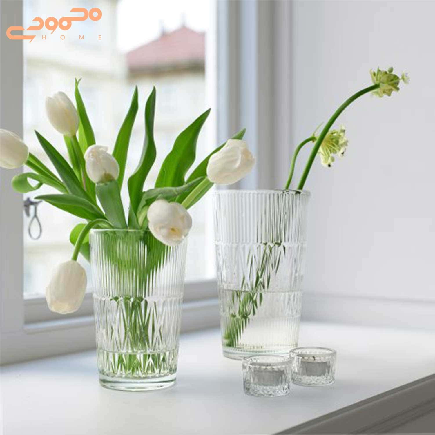 گلدان کریستالی ایکیا مدلSMÄLLSPIREA