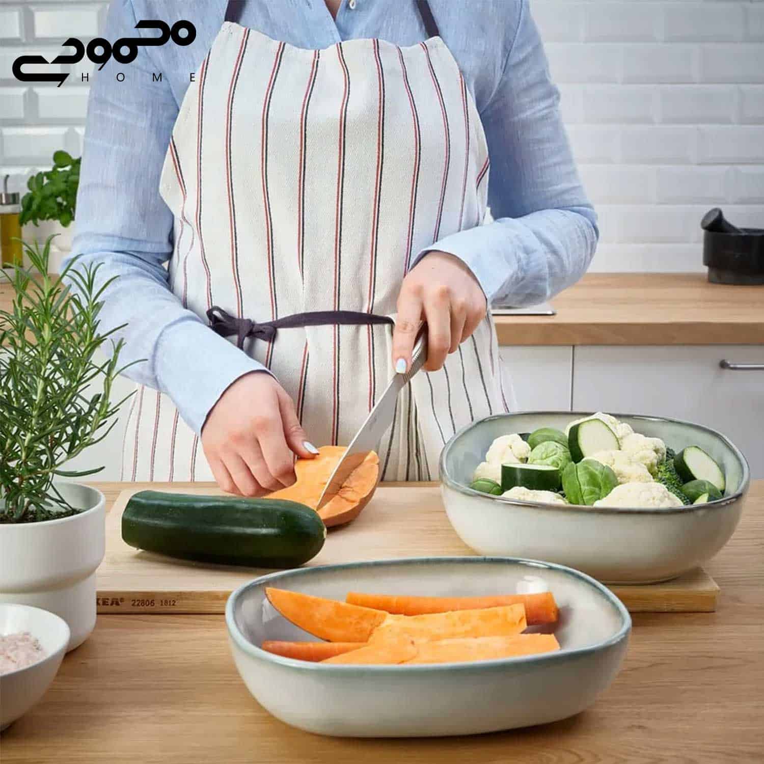 ست ۲ عددی ظرف فر و پذیرایی ایکیا مدل gladelig