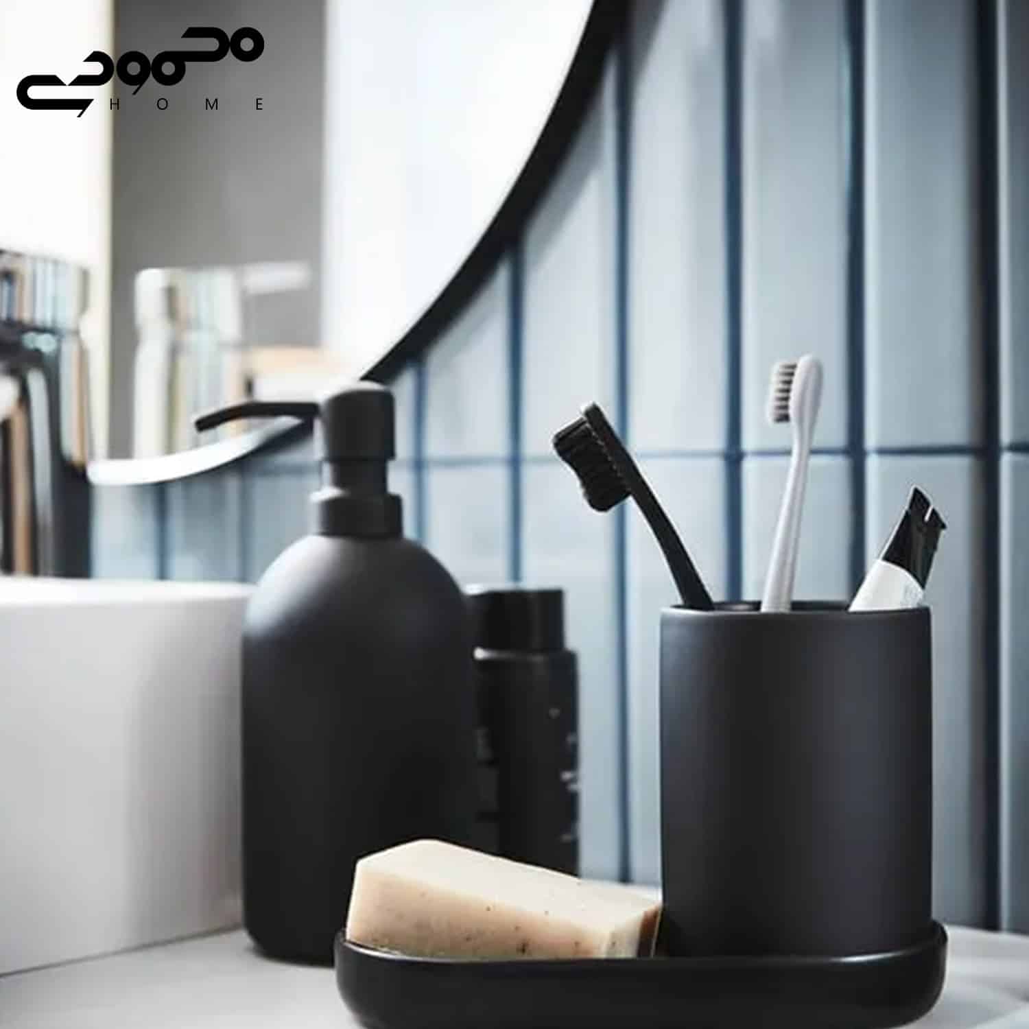 ست 3 تکه سرویس بهداشتی ایکیا مدل GANSJÖN