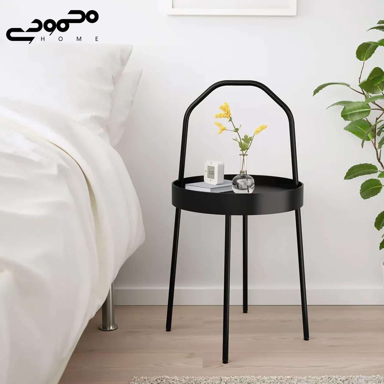 میز عسلی ایکیا مدل BURVIK