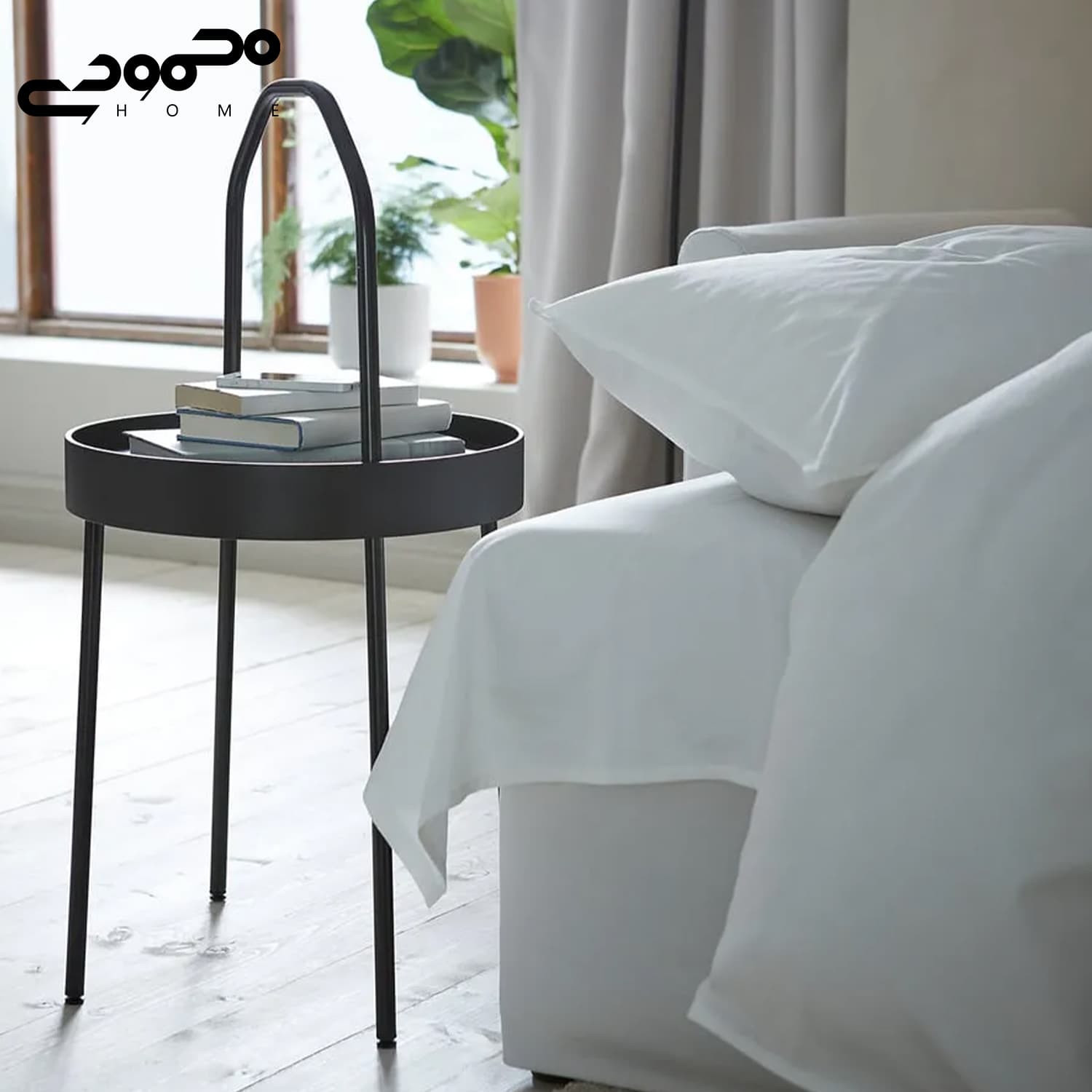 میز عسلی ایکیا مدل BURVIK