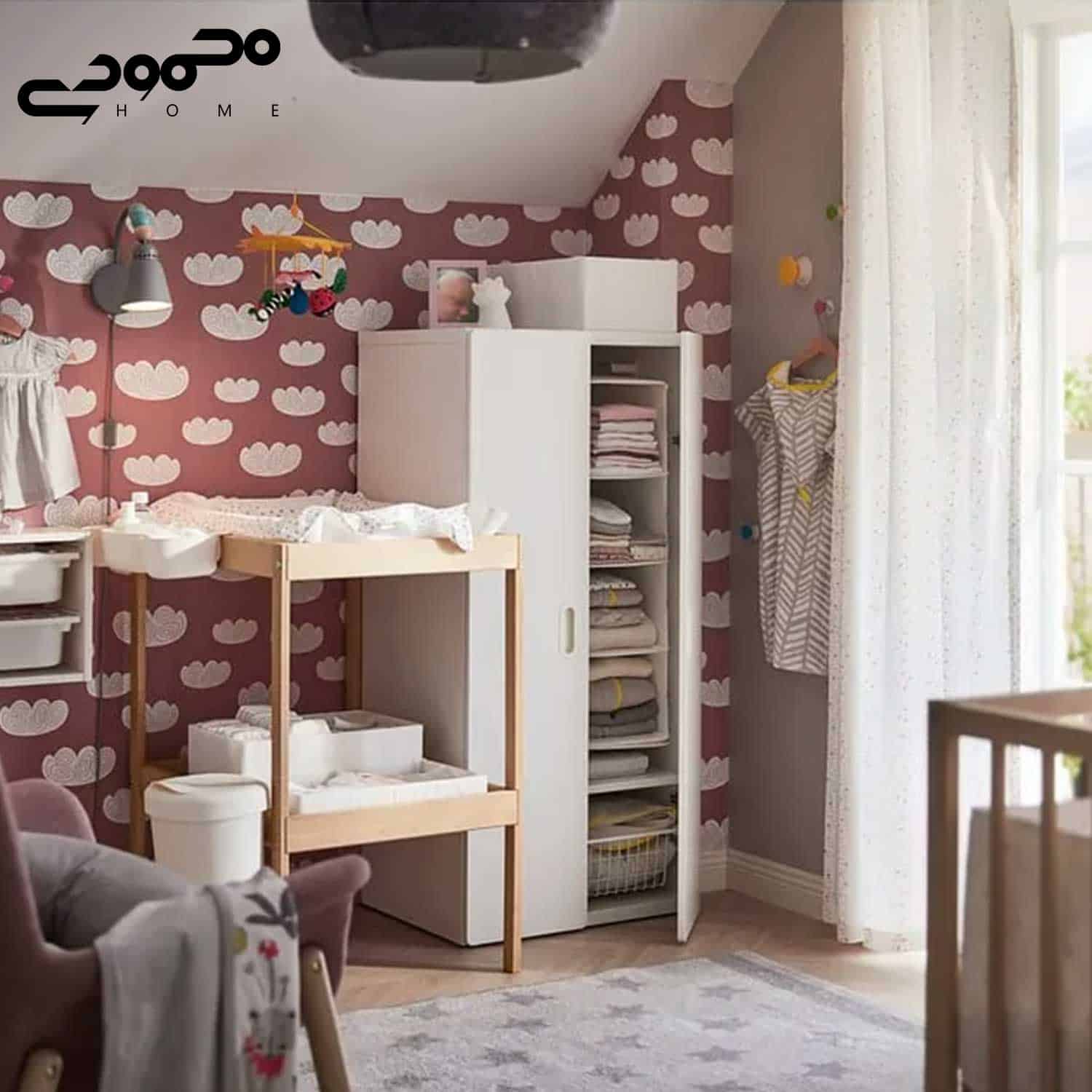 میز تعویض نوزاد ایکیا مدل SNIGLAR