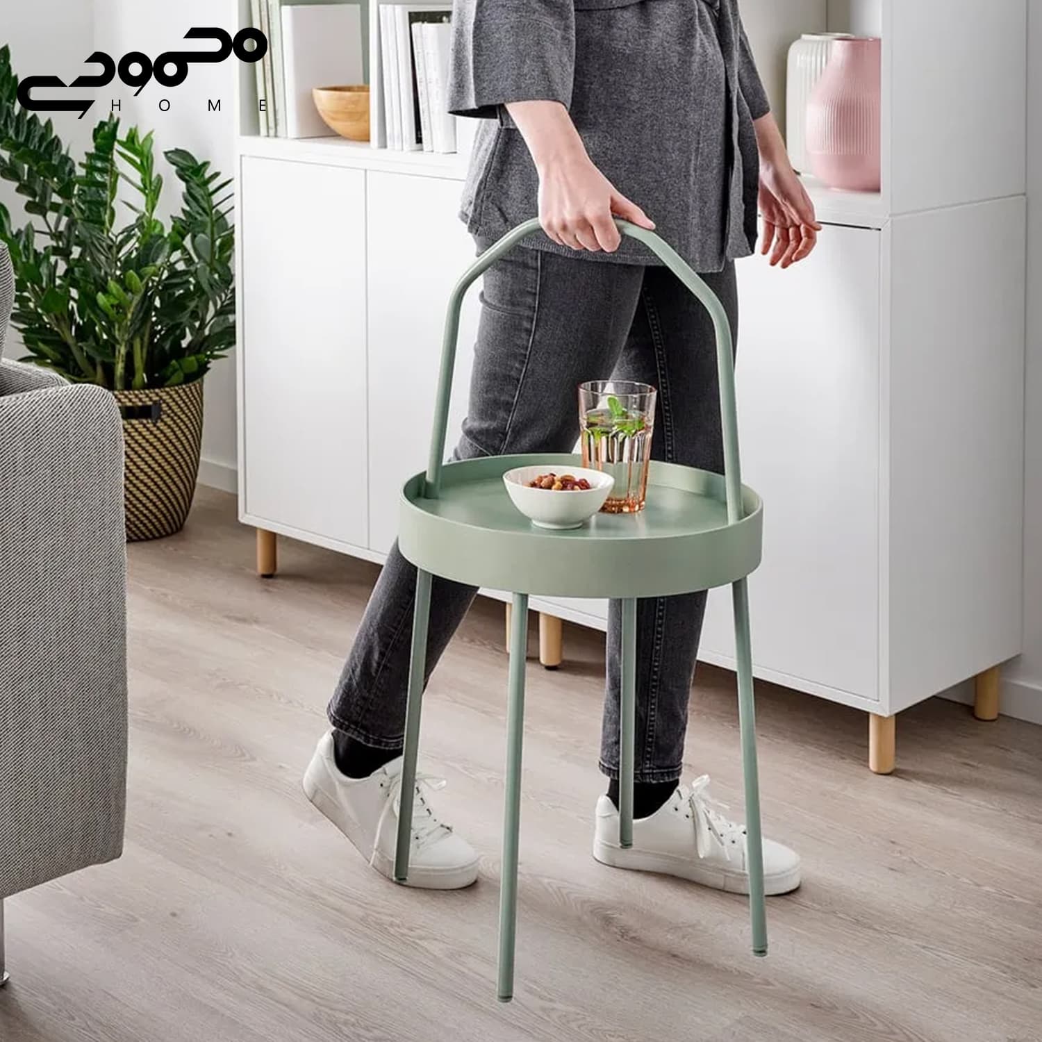 میز عسلی ایکیا مدل BURVIK