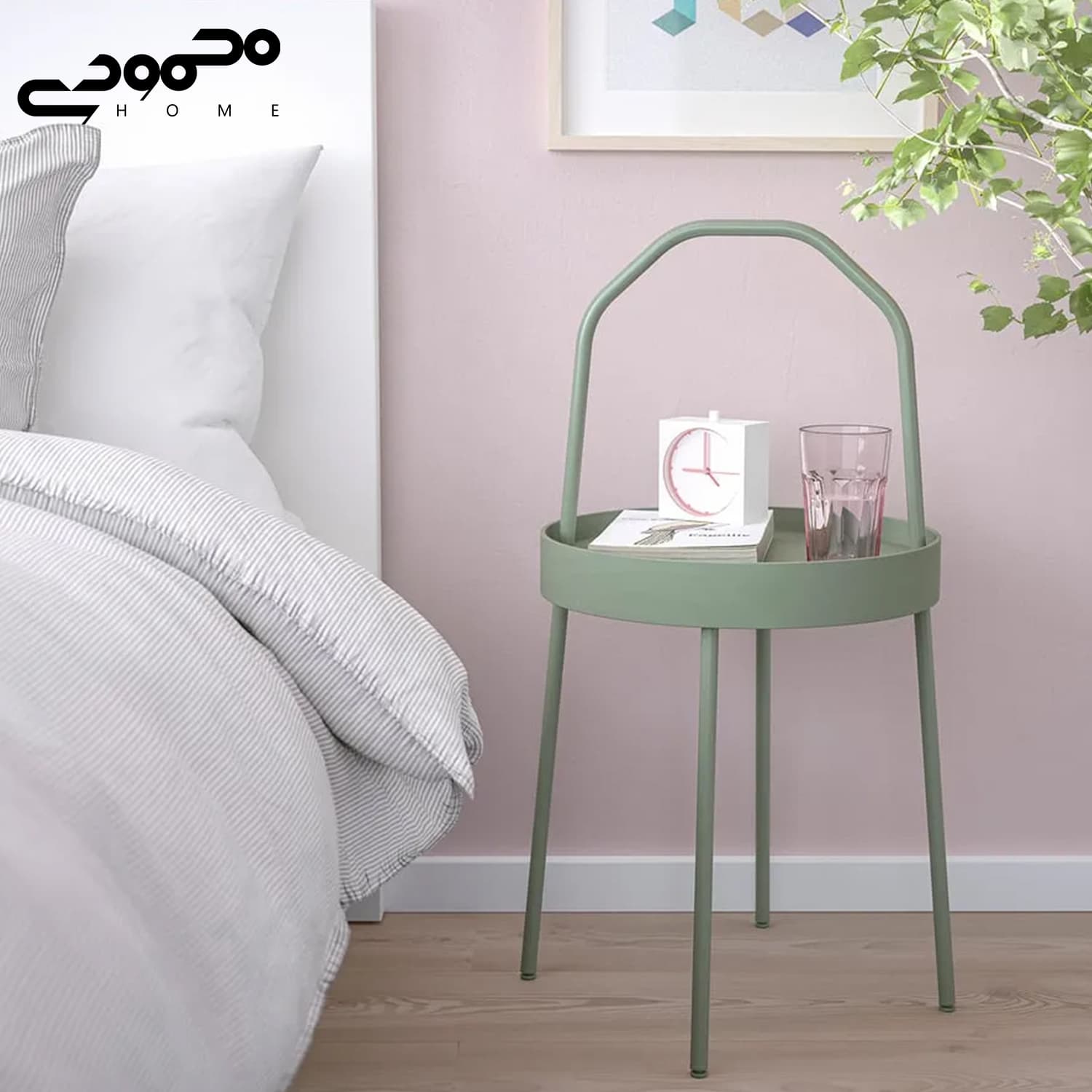 میز عسلی ایکیا مدل BURVIK