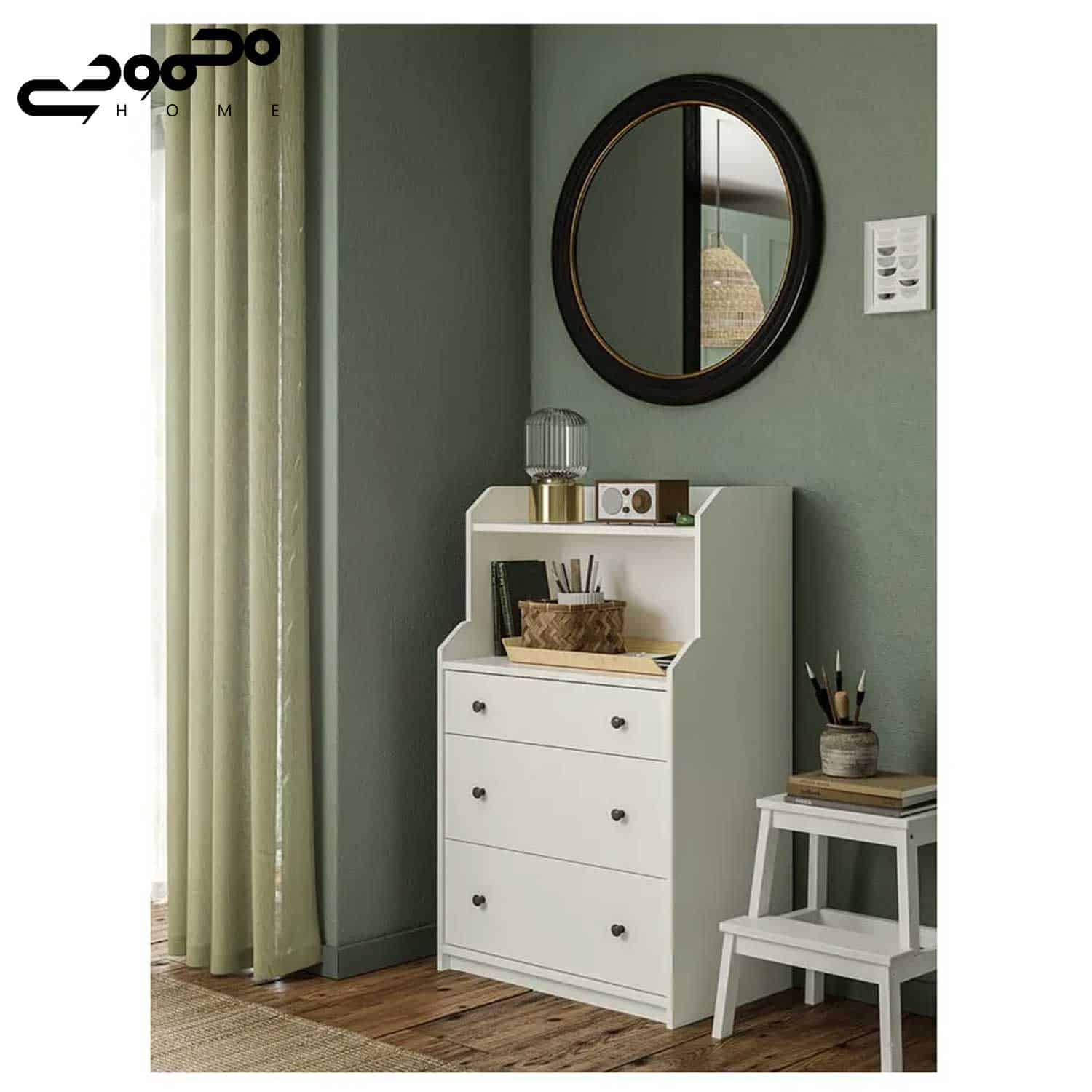 چهارپایه چوبی ایکیا مدل BEKVÄM