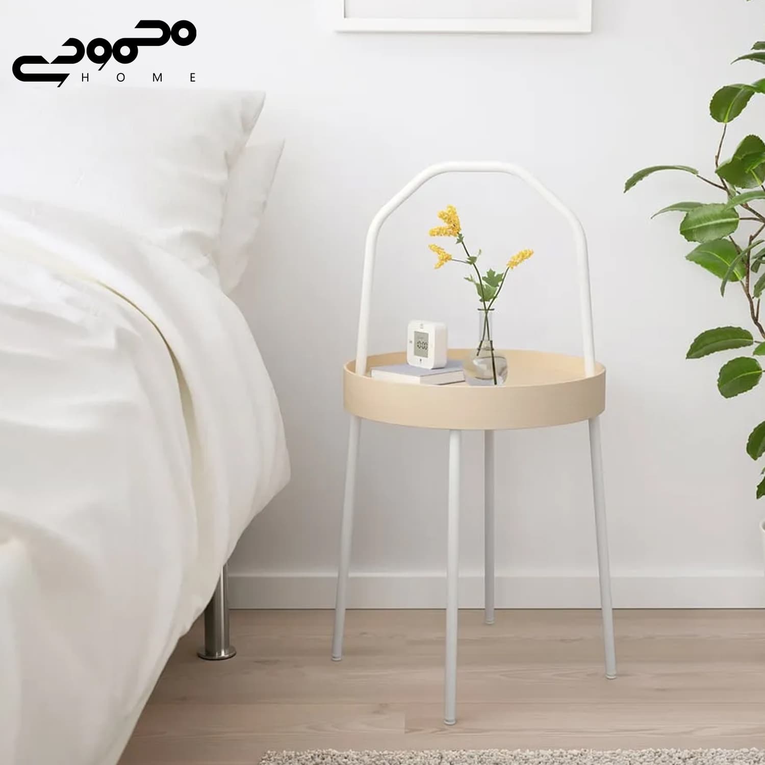 میز عسلی ایکیا مدل BURVIK