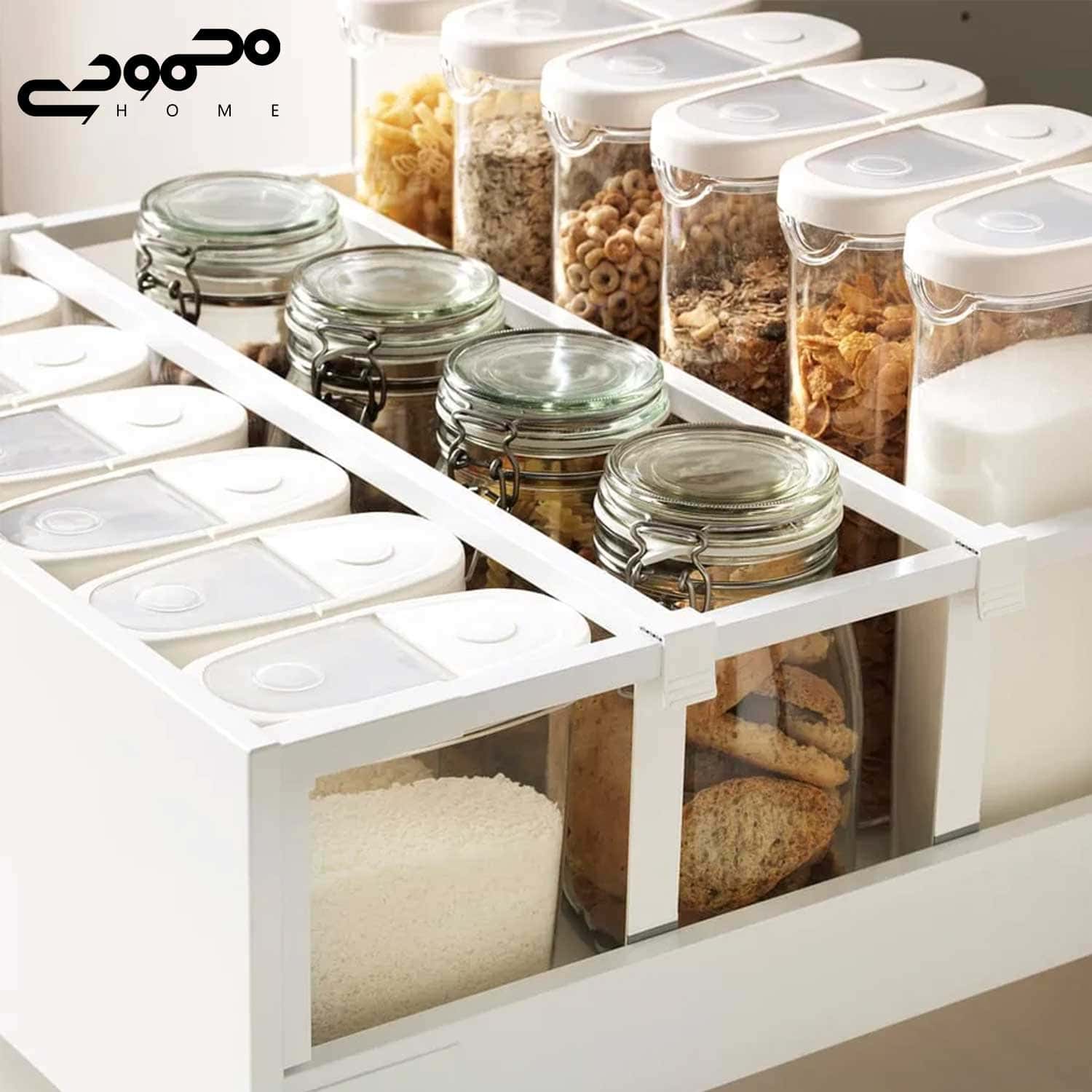 ظرف نگهدارنده مواد غذایی خشک ایکیا مدل IKEA +365