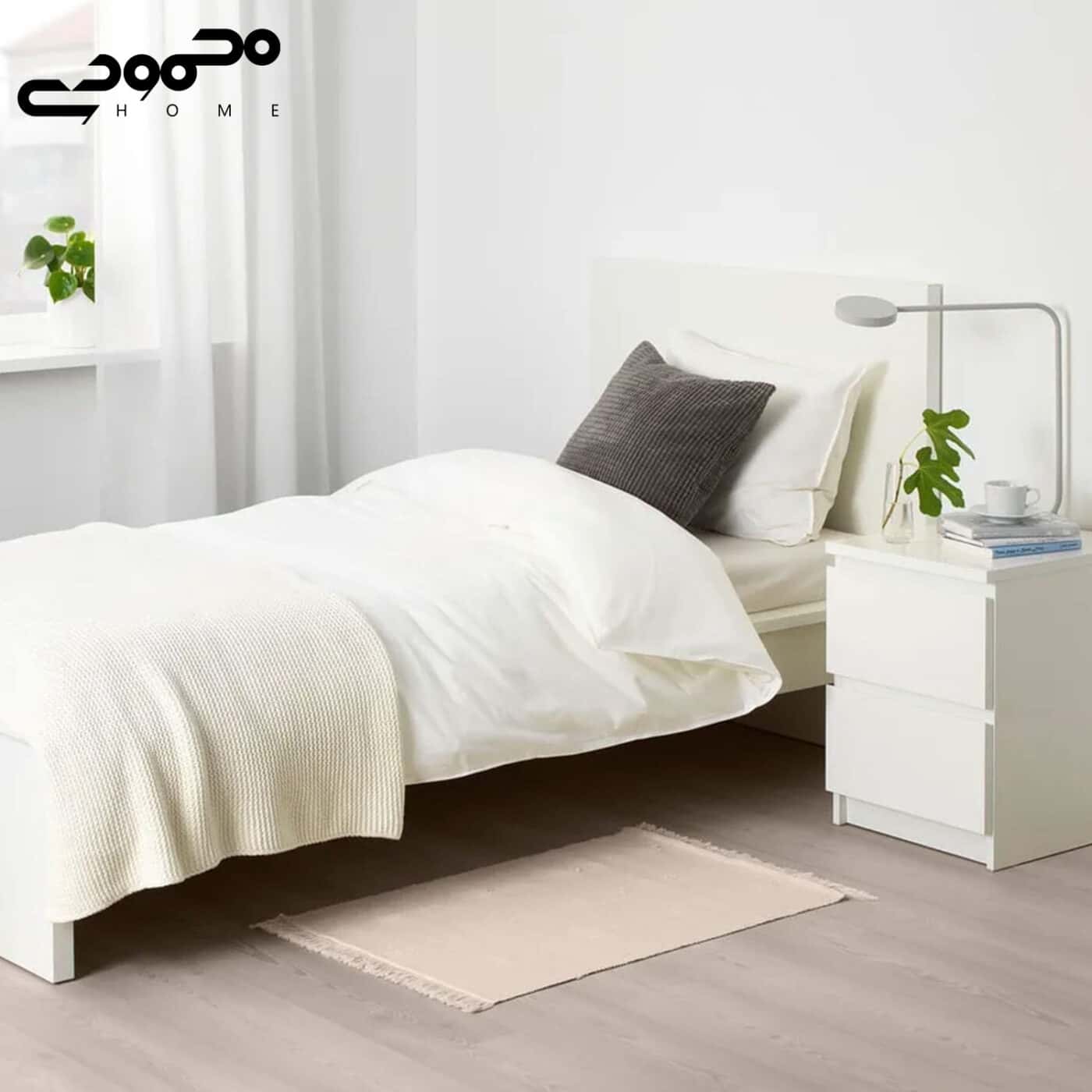 گلیم ایکیا مدل SORTSÖ