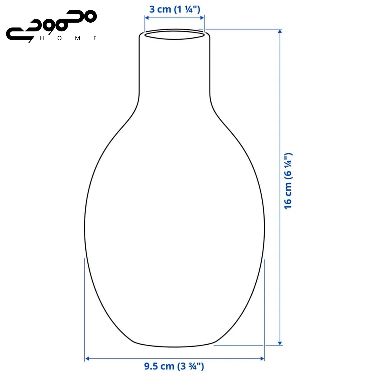 گلدان ایکیا مدل BLODBJÖRK